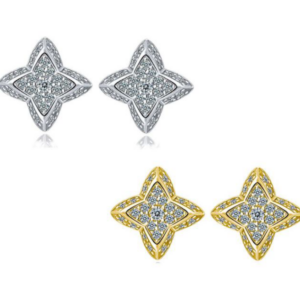 Lumiere Stellaris Diamond Earrings 18K Gold Vermeil with Moissanites
