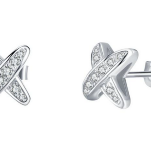 Lumiere Astraea Diamond Earrings 18K White Gold Vermeil with Moissanites