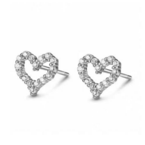 Lumiere Lucent Diamond Earrings 18K White Gold Vermeil with Moissanites